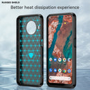 For Nokia X10 / X20 Brushed Texture Carbon Fiber TPU Phone Case(Black)