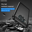 For Nokia X10 / X20 Brushed Texture Carbon Fiber TPU Phone Case(Black)