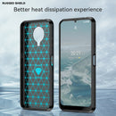 For Nokia G20 Brushed Texture Carbon Fiber TPU Phone Case(Black)