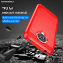 For Nokia G20 Brushed Texture Carbon Fiber TPU Phone Case(Red)