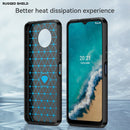 For Nokia G50 Brushed Texture Carbon Fiber TPU Phone Case(Black)