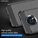 For Nokia G50 Brushed Texture Carbon Fiber TPU Phone Case(Black)
