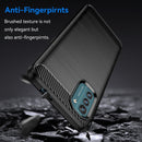 For Nokia G21 Brushed Texture Carbon Fiber TPU Phone Case(Black)