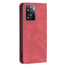 For OPPO A57 4G Magnetic RFID Blocking Anti-Theft Leather Phone Case(Red)