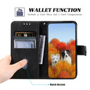 Splicing Leather Phone Case For iPhone 14(Black)
