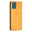 For Motorola Moto G42 4G Prismatic Invisible Magnetic Leather Phone Case(Yellow)