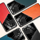 For Realme C30 All-inclusive Leather + Organic Glass Phone Case(Yellow)