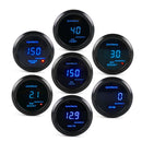 Car Modified 12V Universal 52mm Blue Light Digital Display Meter, Style:Voltmeter