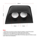 Car 52mm 2 Holes Dash Gauge Meter Pod Mount Holder, Style:Carbon Fiber