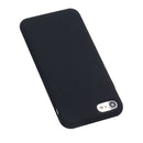 For iPhone SE 2022 / SE 2020 Shockproof Full Coverage Silicone Soft Protective Case(Black)