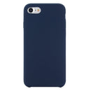 For iPhone SE 2022 / SE 2020 Shockproof Full Coverage Silicone Soft Protective Case(Dark Blue)