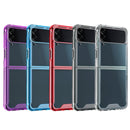 For Samsung Galaxy Z Flip4 Acrylic + TPU Transparent Protective Phone Case(Blue)