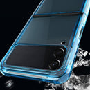 For Samsung Galaxy Z Flip4 Acrylic + TPU Transparent Protective Phone Case(Purple)