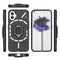 For Nothing Phone 1 PC + TPU Shockproof Protective Phone Case with Magnetic Ring Holder(Black)