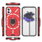 For Nothing Phone 1 PC + TPU Shockproof Protective Phone Case with Magnetic Ring Holder(Red)