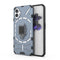For Nothing Phone 1 PC + TPU Shockproof Protective Phone Case with Magnetic Ring Holder(Navy Blue)