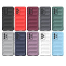 For Samsung Galaxy A53 Magic Shield TPU + Flannel Phone Case(Dark Grey)