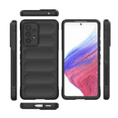 For Samsung Galaxy A53 Magic Shield TPU + Flannel Phone Case(Dark Grey)