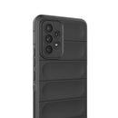 For Samsung Galaxy A53 Magic Shield TPU + Flannel Phone Case(Dark Grey)