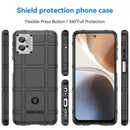 Motorola Moto G32 Full Coverage Shockproof TPU Phone Case(Black)