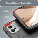 Motorola Moto G32 Full Coverage Shockproof TPU Phone Case(Black)