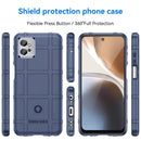 Motorola Moto G32 Full Coverage Shockproof TPU Phone Case(Blue)