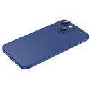 Cool Series Frosted PC Phone Case For iPhone 14(Navy Blue)