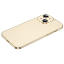 Cool Series Frosted PC Phone Case For iPhone 14(Champagne Gold)
