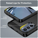 For Motorola Moto G62 5G Brushed Texture Carbon Fiber TPU Phone Case(Black)