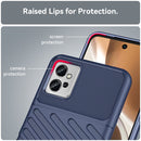 For Motorola Moto G32 Thunderbolt Shockproof TPU Protective Soft Phone Case(Blue)