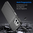 For Motorola Moto G32 Thunderbolt Shockproof TPU Protective Soft Phone Case(Black)