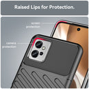 For Motorola Moto G32 Thunderbolt Shockproof TPU Protective Soft Phone Case(Black)