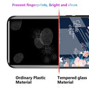 For Xiaomi Redmi 10C Colorful Painted Glass Phone Case(Blue Sky)