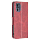 For Motorola Moto G62 Lambskin Texture Leather Phone Case(Red)