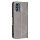 For Motorola Moto G62 Lambskin Texture Leather Phone Case(Grey)