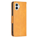 For Nothing Phone 1 Lambskin Texture Leather Phone Case(Yellow)