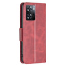 For OPPO A57 4G Lambskin Texture Leather Phone Case(Red)