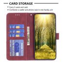 For Motorola Moto G62 Magnetic Buckle Rhombus Texture Leather Phone Case(Red)