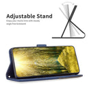 For Motorola Moto G62 Magnetic Buckle Rhombus Texture Leather Phone Case(Blue)