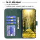 For Motorola Moto G62 Magnetic Buckle Rhombus Texture Leather Phone Case(Green)