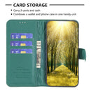 For OPPO A57 4G Diamond Lattice Wallet Leather Flip Phone Case(Green)