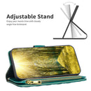 For Motorola Moto G42 4G Diamond Lattice Zipper Wallet Leather Flip Phone Case(Green)