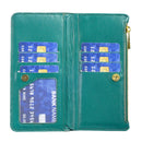 For Motorola Moto G42 4G Diamond Lattice Zipper Wallet Leather Flip Phone Case(Green)
