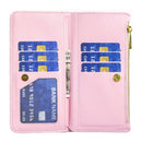 For Motorola Moto G42 4G Diamond Lattice Zipper Wallet Leather Flip Phone Case(Pink)