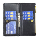 For Motorola Moto G42 4G Diamond Lattice Zipper Wallet Leather Flip Phone Case(Black)
