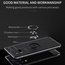 For vivo iQOO 10 Metal Ring Holder TPU Phone Case(Black+Red)