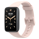 For Xiaomi Mi Band 7 Pro Solid Color Silicone Watch Band(Pink)