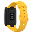For Xiaomi Mi Band 7 Pro Solid Color Silicone Watch Band(Yellow)
