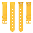 For Xiaomi Mi Band 7 Pro Solid Color Silicone Watch Band(Yellow)