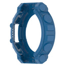 For Amazfit T-Rex 2 Armor Hollow TPU Watch Case(Dark Blue)